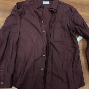Old Navy Men's Maroon Casual Shirt